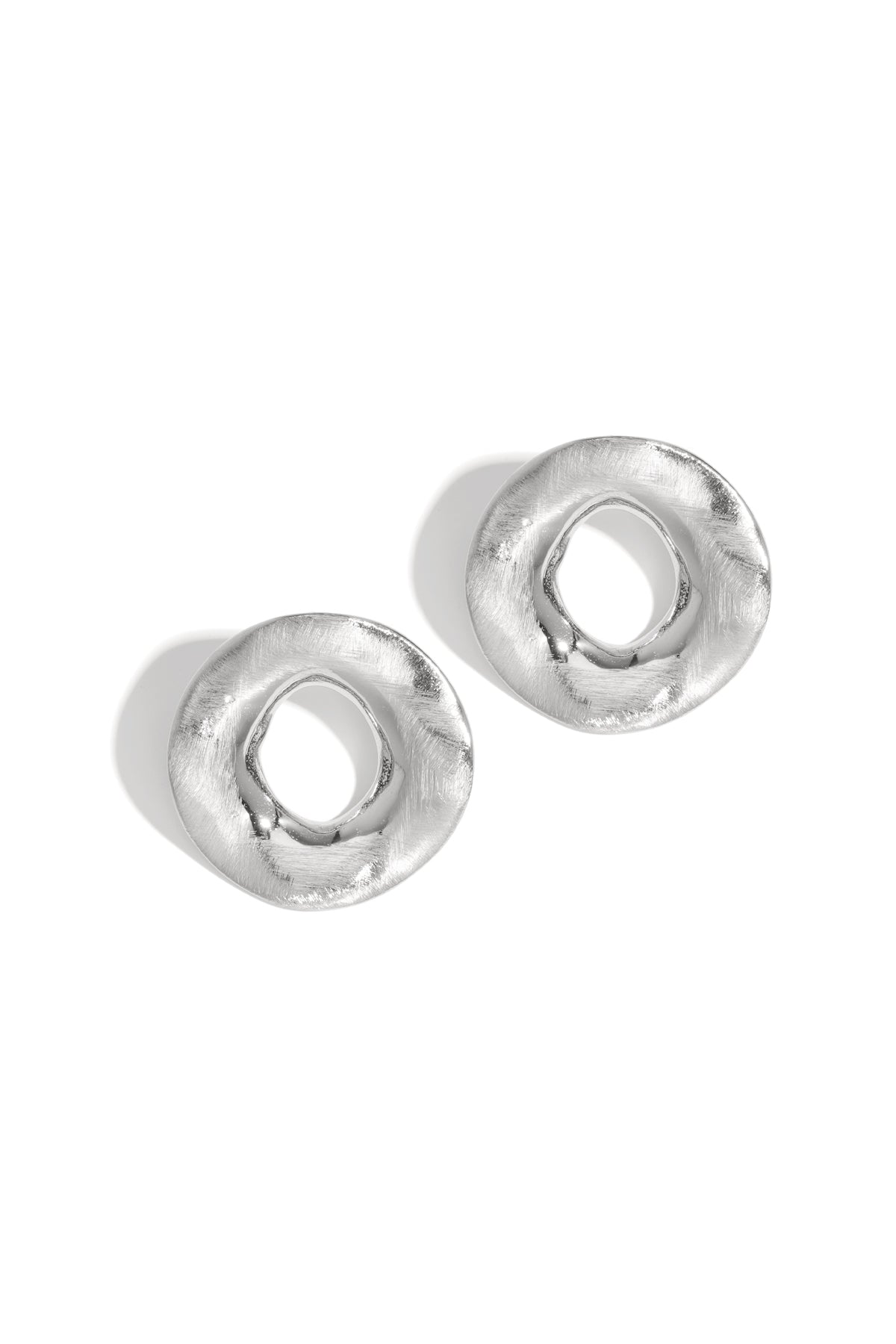Round statement earrings Aura
