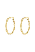Twisted Hoop Earrings