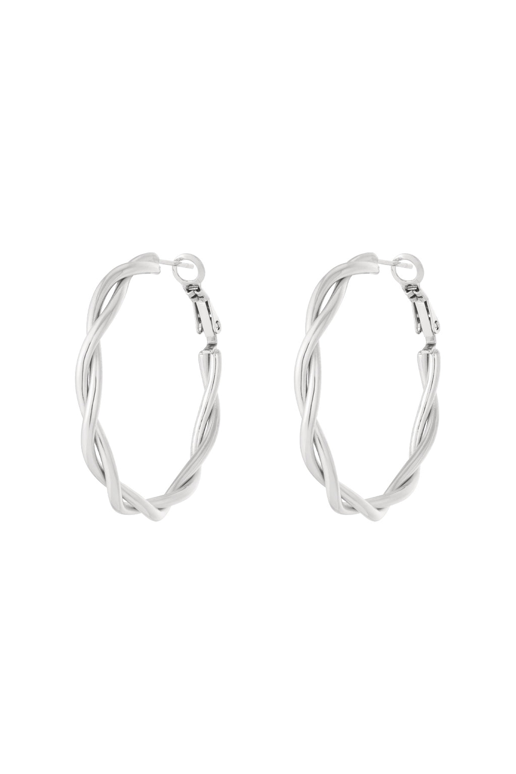 Twisted Hoop Earrings