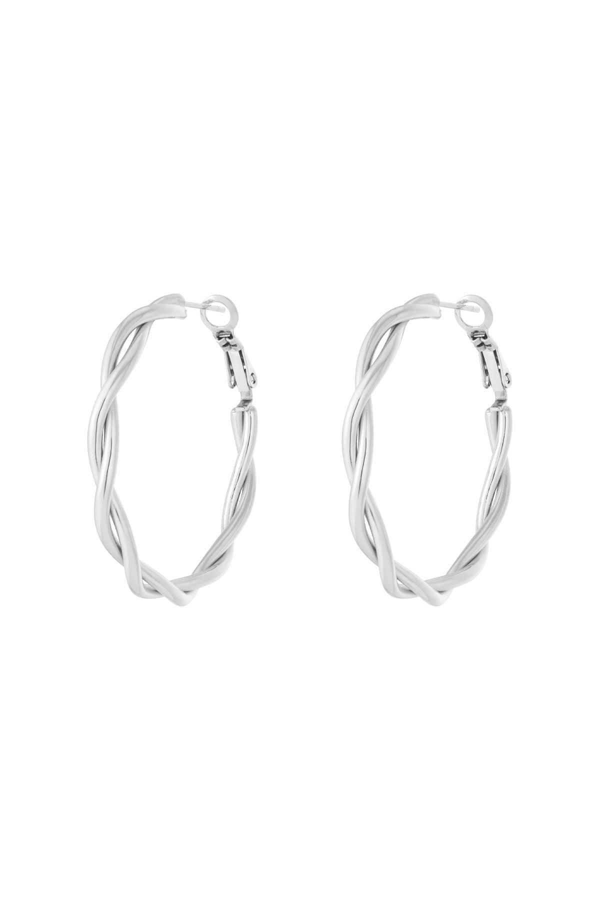 Twisted Hoop Earrings