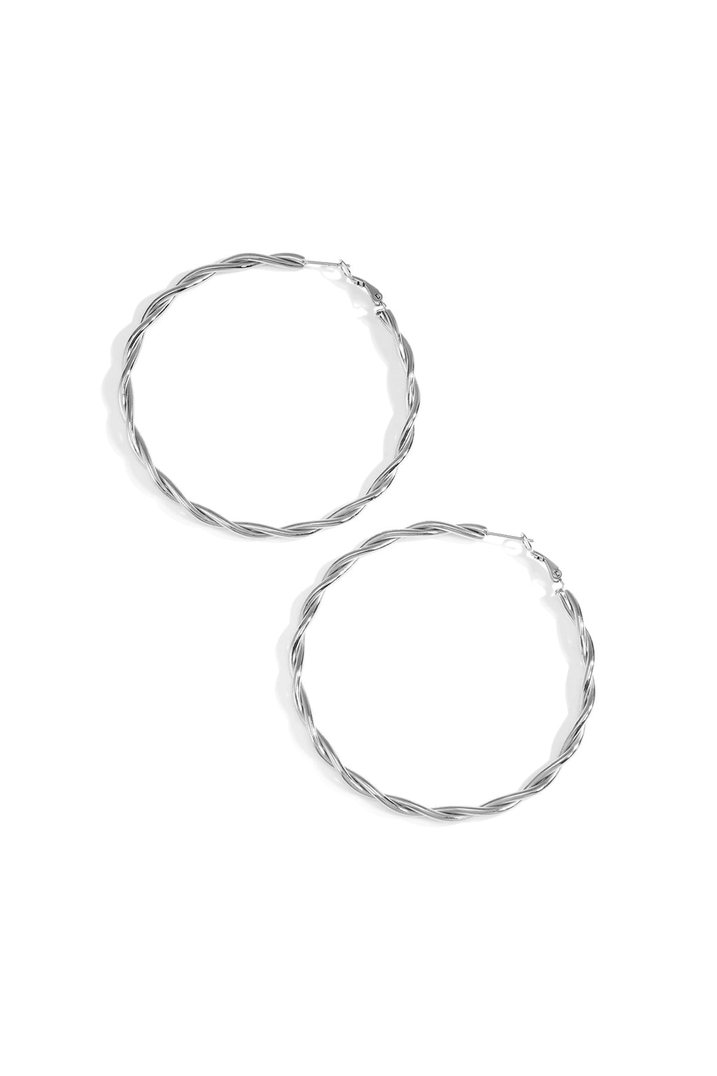 Twisted Hoop Earrings