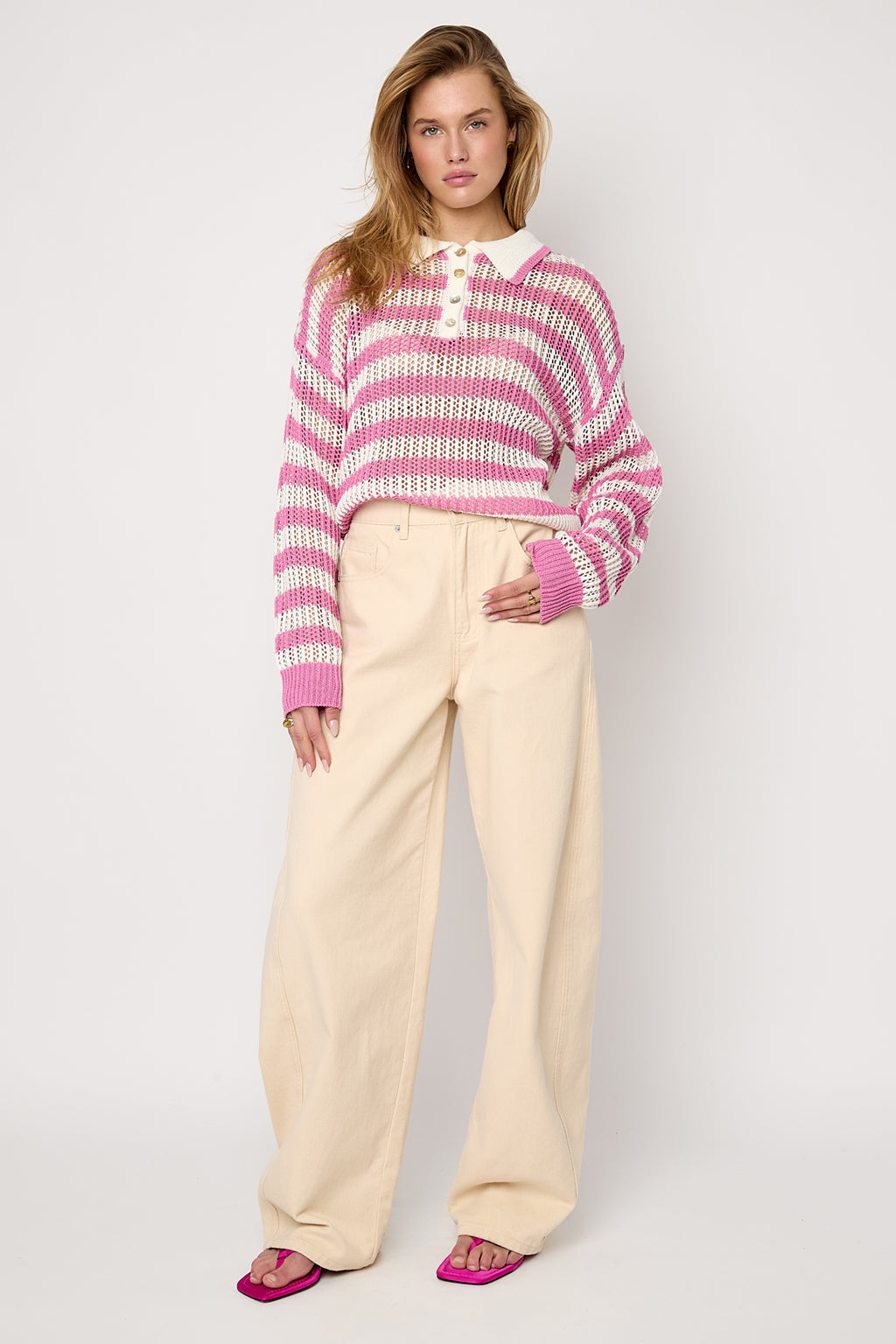 Polo Top Knitwear