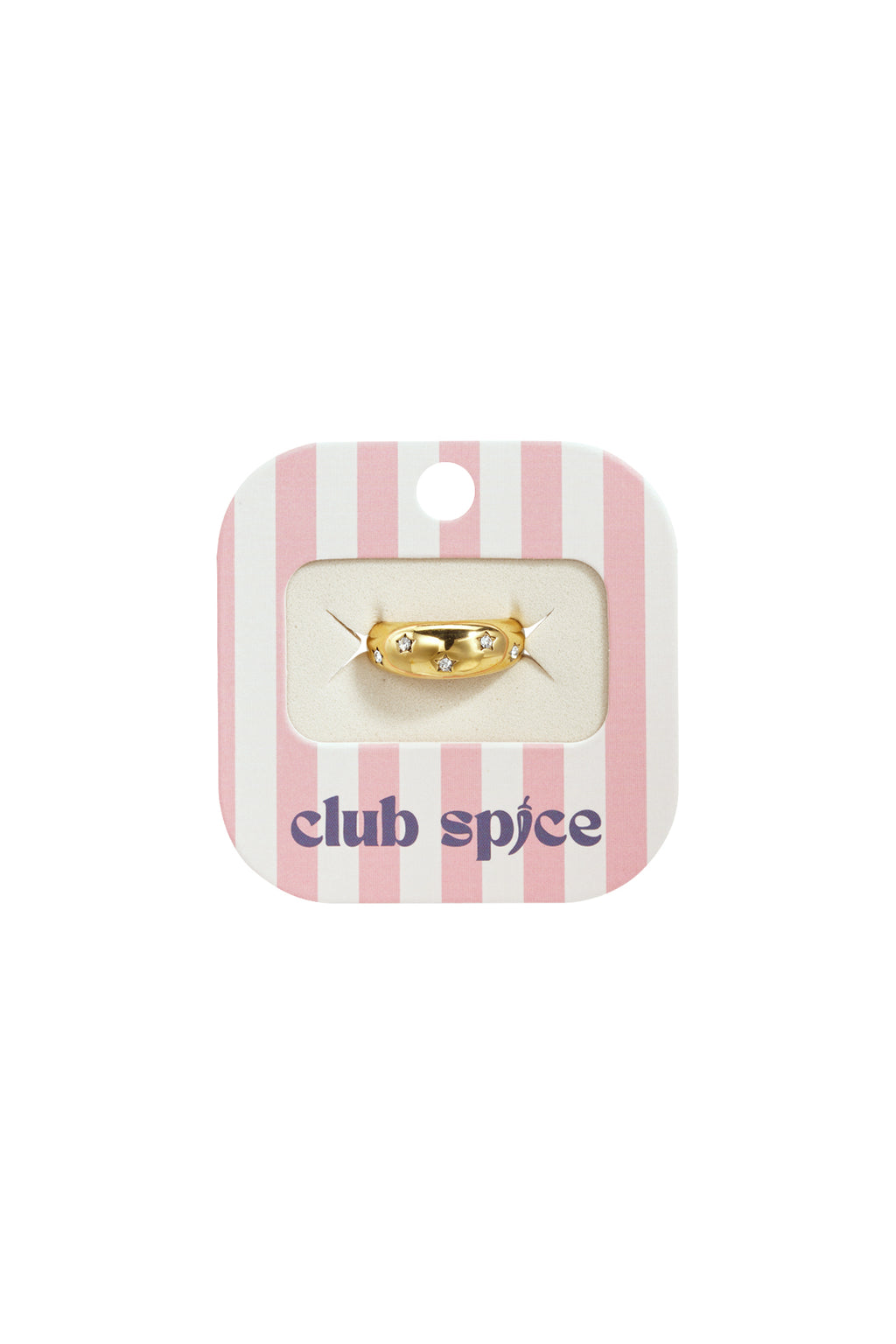 Chunky ring with star stones