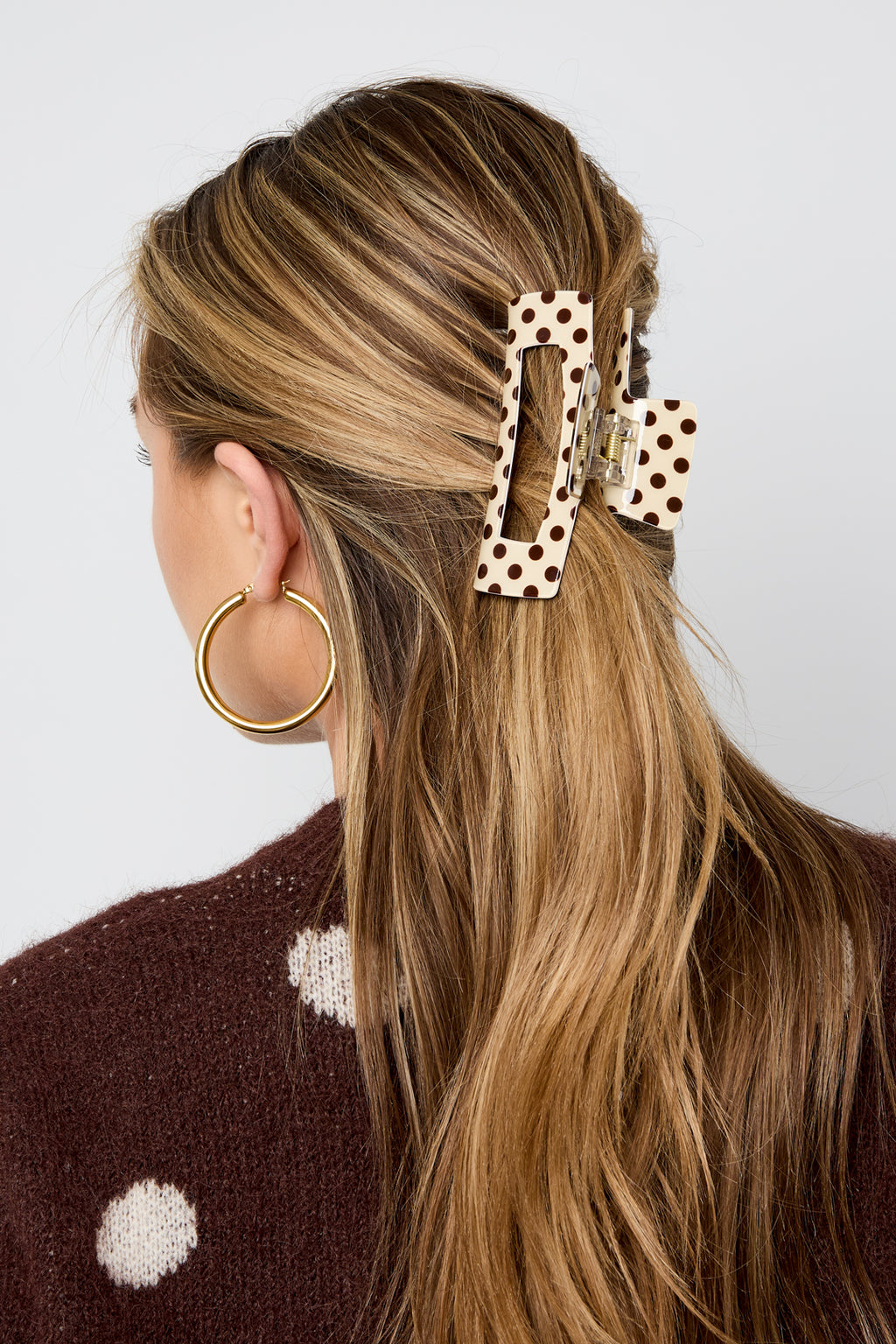 Hair Clips Polka Dots Daily Pvc Daily Accessories