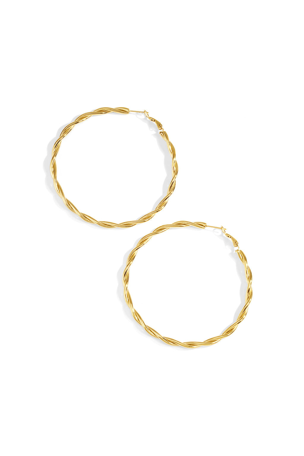 Twisted Hoop Earrings
