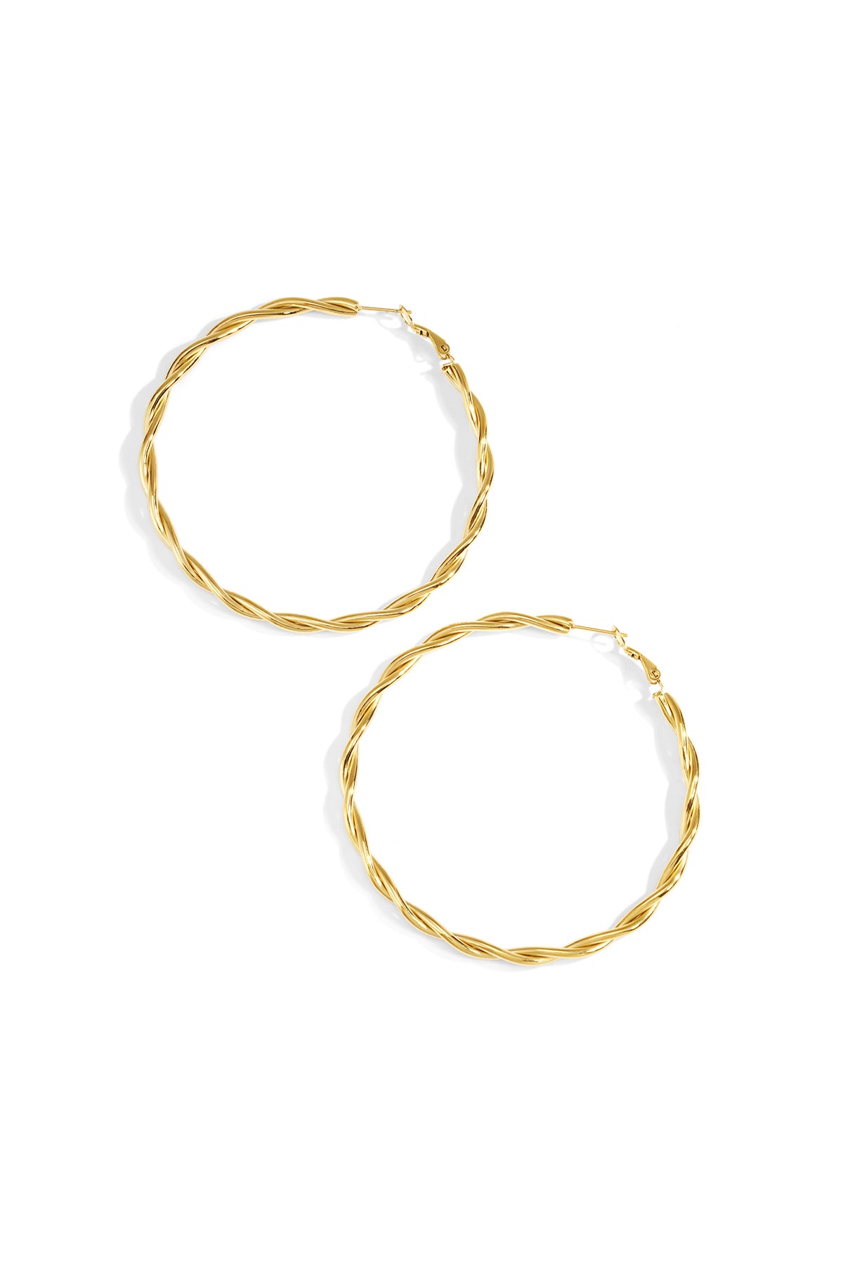 Twisted Hoop Earrings