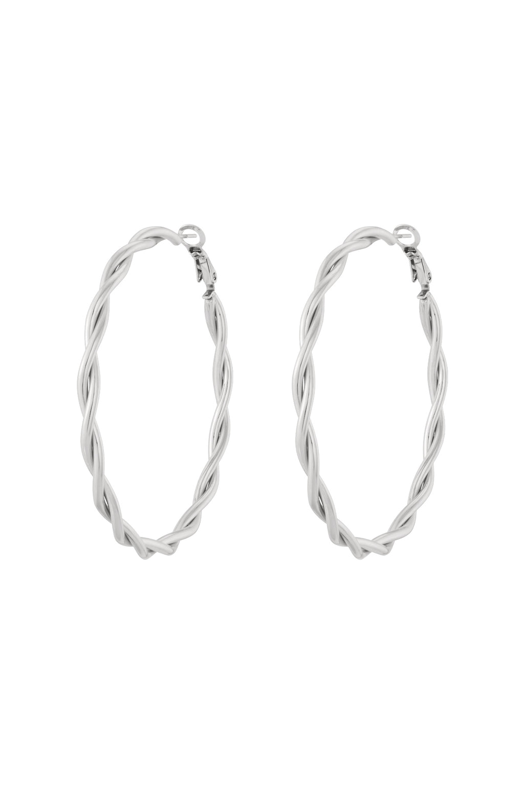 Twisted Hoop Earrings
