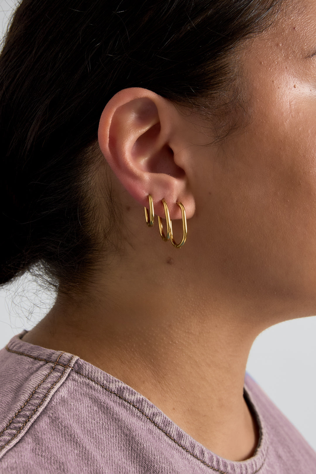 Stainless Steel Earring Sets Geometric Shape Simple Daily Simple Series Women's jewelry