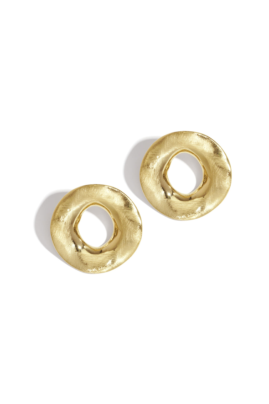 Round statement earrings Aura