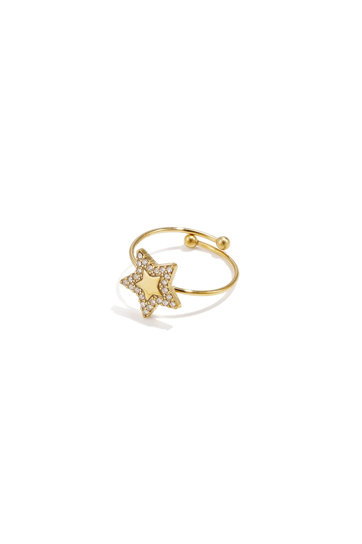 Stainless Steel Statement Rings Star Simple Daily Simple Series Women's jewelry