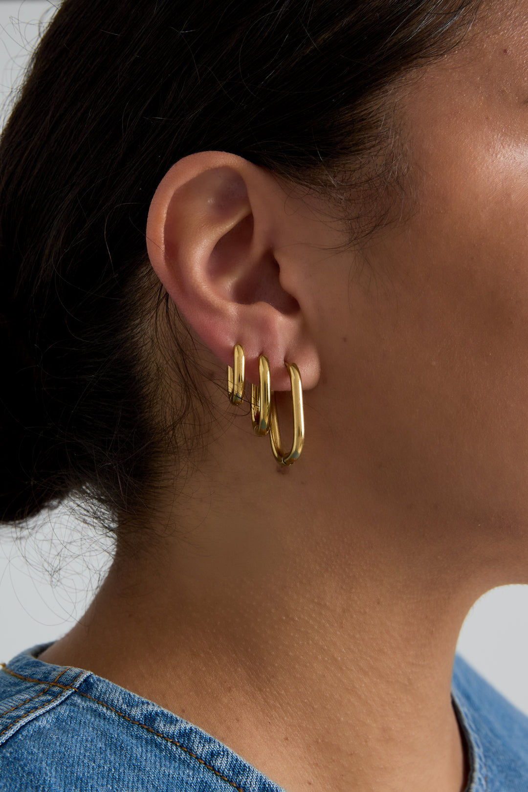 Stainless Steel Earring Sets Geometric Shape Simple Daily Simple Series Women's jewelry