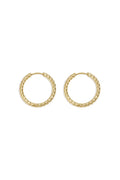 Small Stainless Steel Patterned Earrings