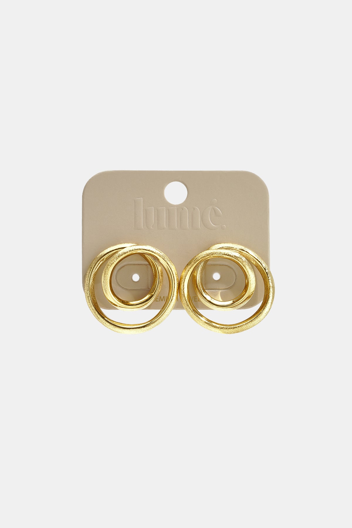 Earrings with spiral effect