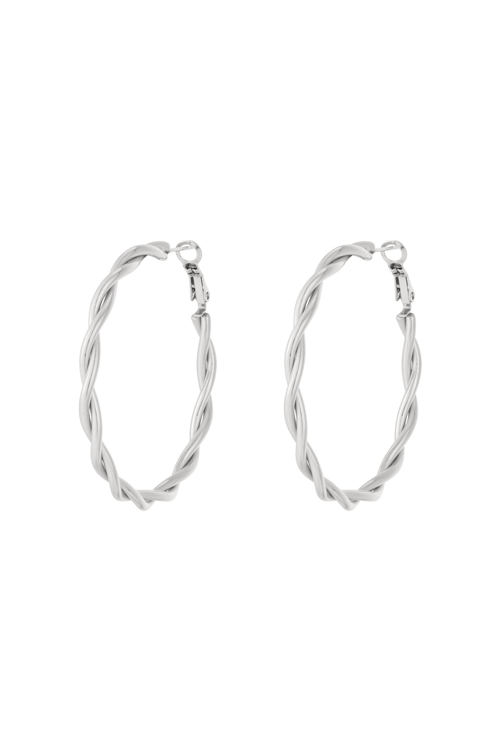 Twisted Hoop Earrings