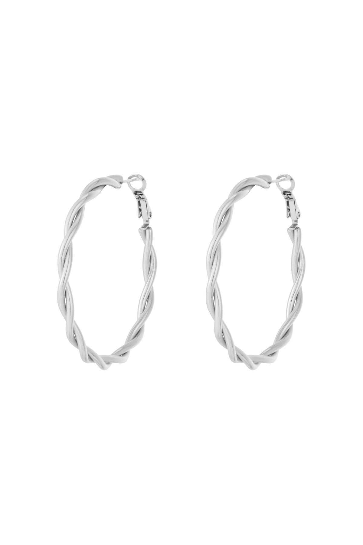 Twisted Hoop Earrings