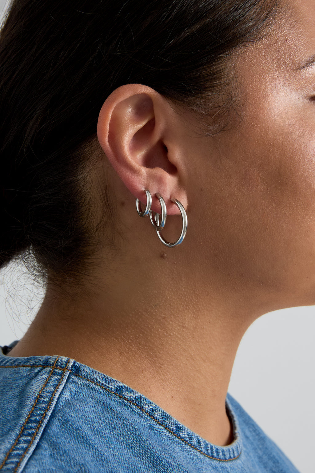 Stainless Steel Earring Sets Geometric Shape Simple Daily Simple Series Women's jewelry