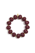 Elastic beaded bracelet with large beads